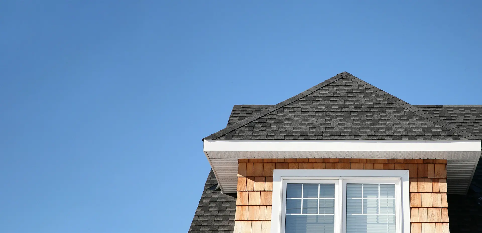 Dormer window on a Canadian house